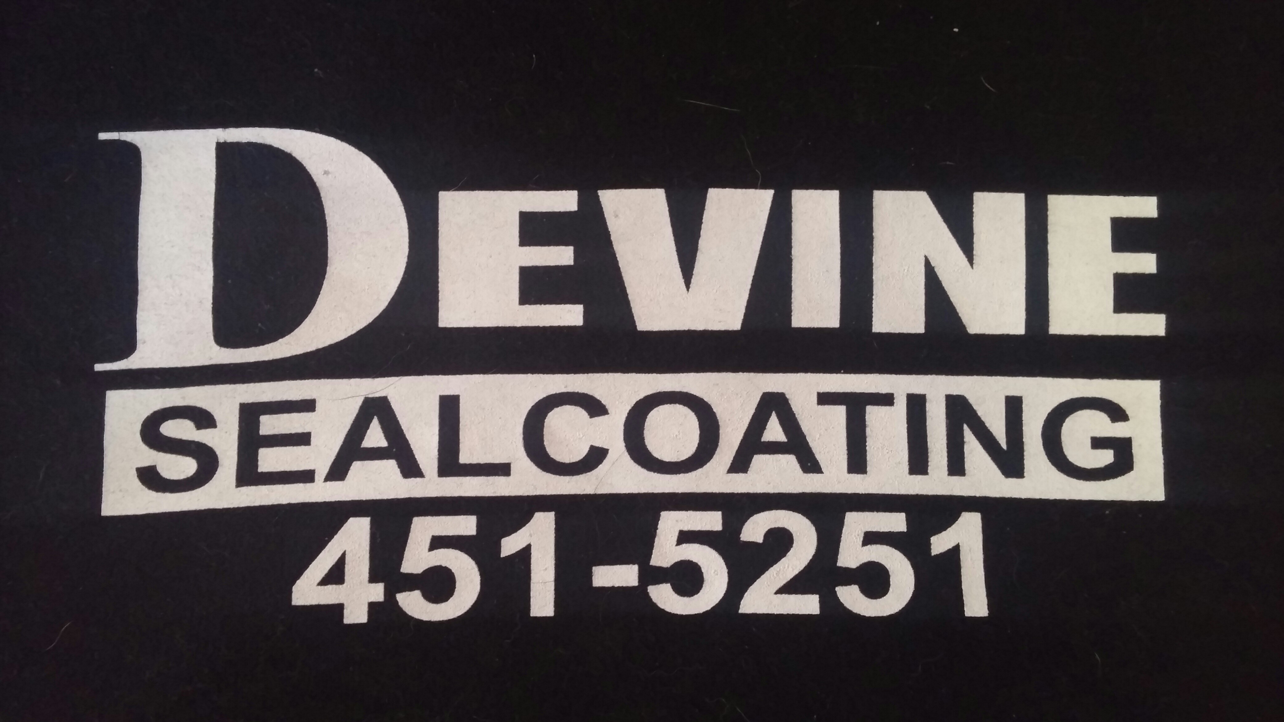 Logo for Devine Sealcoating